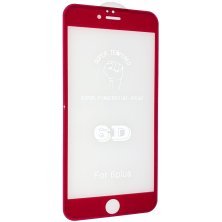 Захисне скло 6D ORIGINAL для APPLE IPHONE 6 PLUS | 6S PLUS ЧЕРВОНИЙ