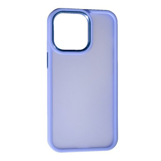 Накладка Matte Metal Buttons для Apple iPhone 13 Pro Purple