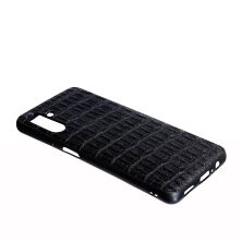 Накладка Leather Case для Samsung A04S Кроко