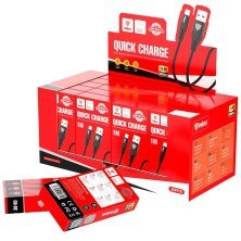 КАБЕЛЬ USB INKAX CB-02 IPHONE LIGHTNING Тканинна обплетення 1 метр 2,1А