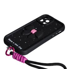 Накладка Lucky Bow Case для Apple iPhone 15 Pro Black