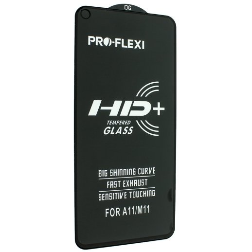 Захисне скло PRO-FLEXI HD+ XIAOMI Redmi Note 10S 2021 ЧОРНИЙ