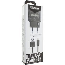 Мережевий зарядний пристрій INKAX CD-01 2.4A + USB кабель LIGHTNING