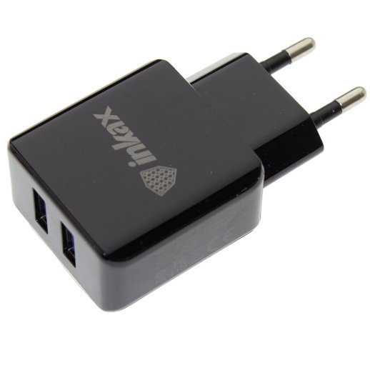 Мережевий зарядний пристрій INKAX CD-01 2.4A + USB кабель LIGHTNING