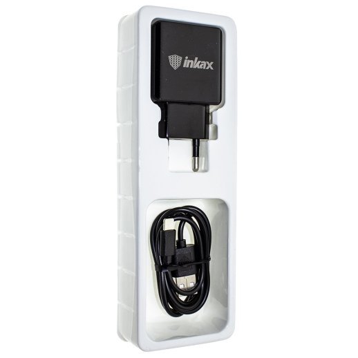 Мережевий зарядний пристрій INKAX CD-01 2.4A + USB кабель LIGHTNING