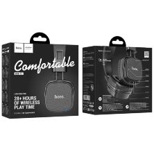 Бездротові повнорозмірні навушники HOCO W56, чорний