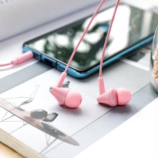 Дротові навушники BOROFONE BM49, рожевий