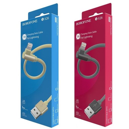 USB кабель BOROFONE BX26 Express charging data USB - Lightning