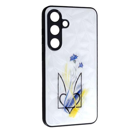 Накладка Prisma UA для Samsung S25 Plus Ukraine with flowers