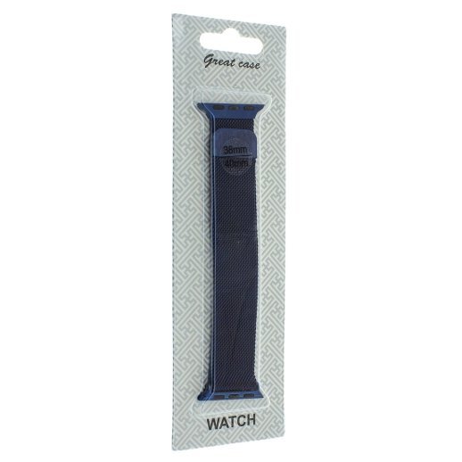 Ремінець металевий для годинника APPLE WATCH 38MM / 40MM / 41MM Milanese Loop
