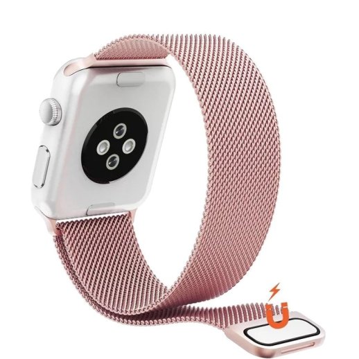 Ремінець металевий для годинника APPLE WATCH 38MM / 40MM / 41MM Milanese Loop