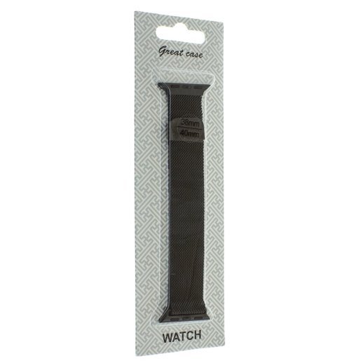 Ремінець металевий для годинника APPLE WATCH 38MM / 40MM / 41MM Milanese Loop