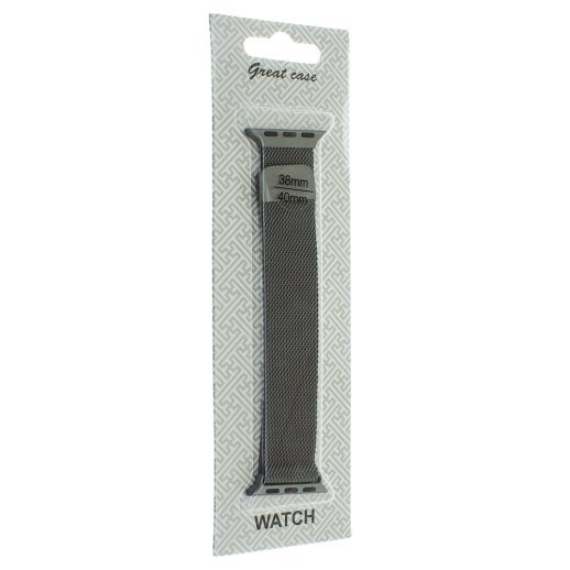 Ремінець металевий для годинника APPLE WATCH 38MM / 40MM / 41MM Milanese Loop