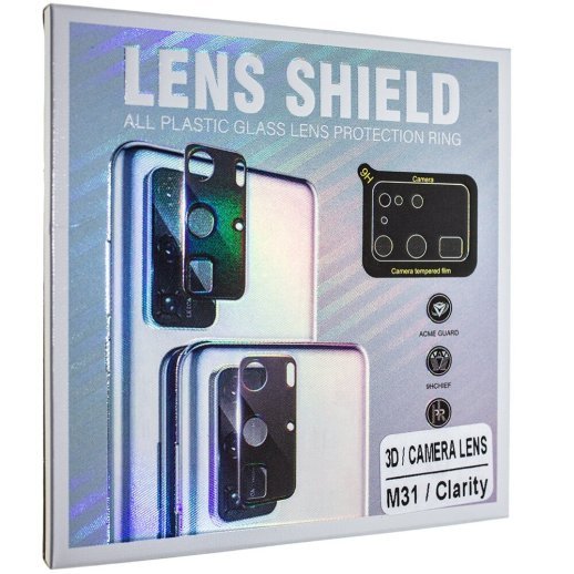 Захисне скло для камери 3D LENS SHIELD SAMSUNG M315 Galaxy M31 | M51 2020 чорний