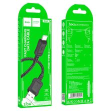 USB кабель HOCO X94 USB - Lightning 1 MЕТР ЧОРНИЙ