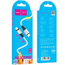 USB-C кабель HOCO X86 Type-C - Lightning, 1 метр, білий