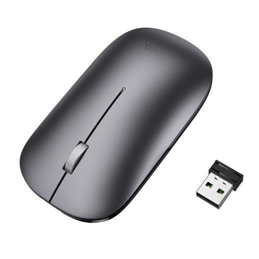 Мишка бездротова HOCO GM43 Adelanto dual-mode (rechargeable version), deep space gray
