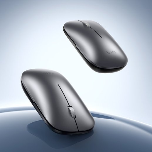 Мишка бездротова HOCO GM43 Adelanto dual-mode (rechargeable version), deep space gray