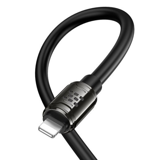 USB кабель HOCO U143 USB - Lightning, 1 метр, чорний