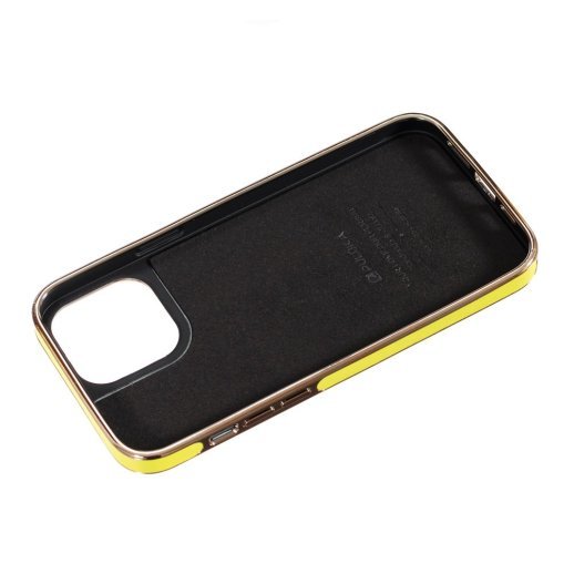 Чохол Puloka Leather Case для Apple iPhone 13/14 Yellow
