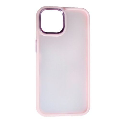 Чохол Matte Metal Buttons для Apple iPhone 13/14 Pink Sand