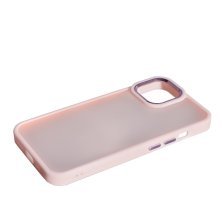 Чохол Matte Metal Buttons для Apple iPhone 13/14 Pink Sand