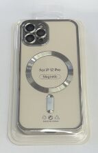Case Magsafe With Frame for Apple Iphone 12 Pro Silver