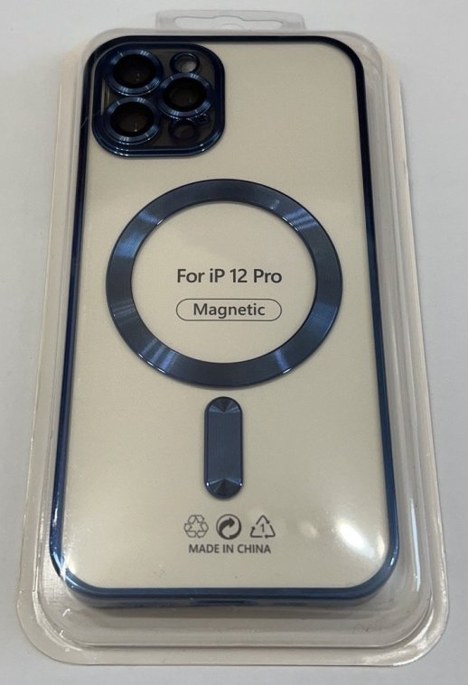 Case Magsafe With Frame for Apple Iphone 12 Pro Silver