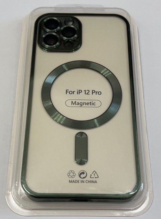 Case Magsafe With Frame for Apple Iphone 12 Pro Silver