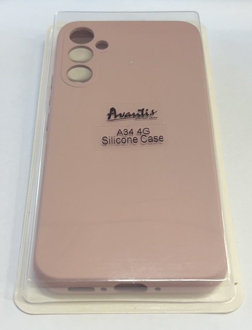 Avantis Full Silicone Case Samsung A34 Camelia