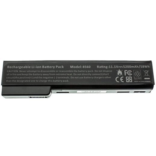 Акумуляторна батарея до ноутбука HP EliteBook 8460p (HSTNN-I90C, HP8460LH) 11.1V 5200mAh 58Wh MODEL:8560