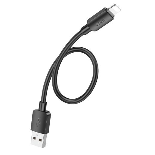 USB кабель HOCO X96 USB - Lightning, 0.25 метри, чорний