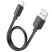 USB кабель HOCO X96 USB - Lightning, 0.25 метри, чорний