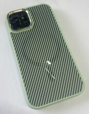 Case Carbone Shield Magsafe  for Apple Iphone 12 Pro Mint