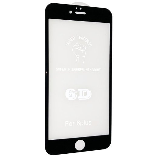 Захисне скло 6D ORIGINAL для APPLE IPHONE 6 PLUS | 6S PLUS ЧОРНИЙ