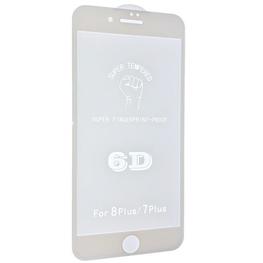 Захисне скло 6D ORIGINAL для APPLE IPHONE 7 PLUS | 8 PLUS БІЛИЙ