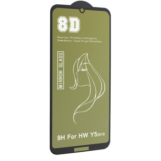 Захисне скло 8D MIRROR HUAWEI Y5 2019