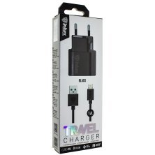 Мережевий зарядний пристрій INKAX CD-08 1.0A + USB кабель LIGHTNING