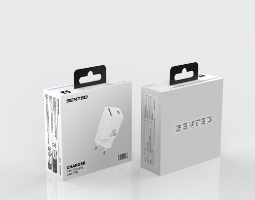 Сетевое Зарядное Устройство Senteo S-02 1USB-C PD 20W