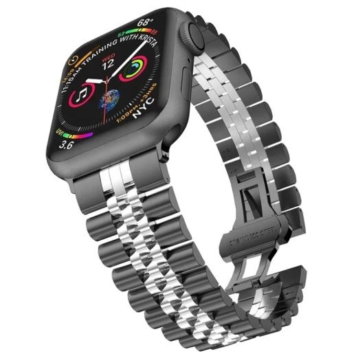 Ремінець металевий для годинника APPLE WATCH 38MM / 40MM / 41MM two-color 1 link 5 lines Metal