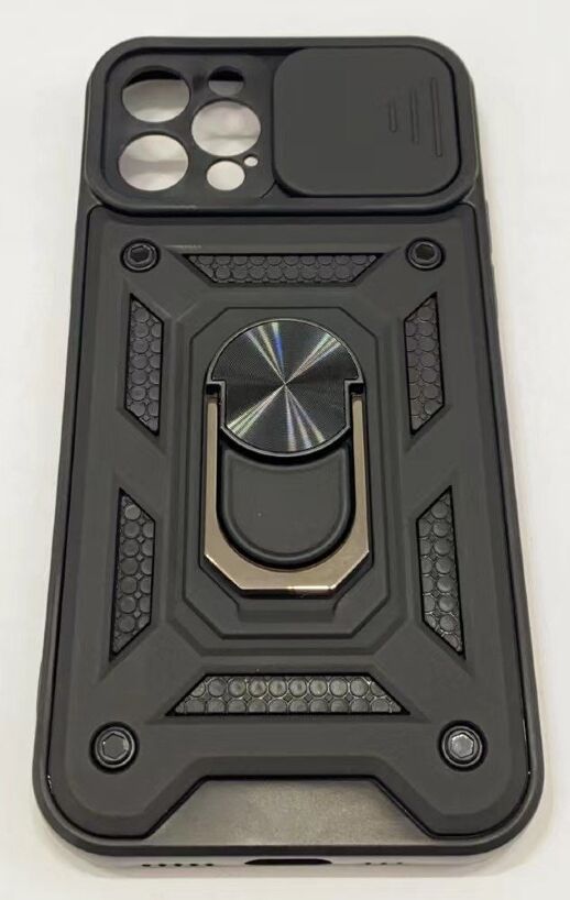 Armor Case With Curtain for Apple Iphone 12 Pro 6,1 Black