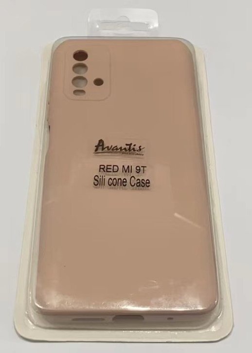 Avantis Full Silicone Case Xiaomi Redmi 9T Camelia red