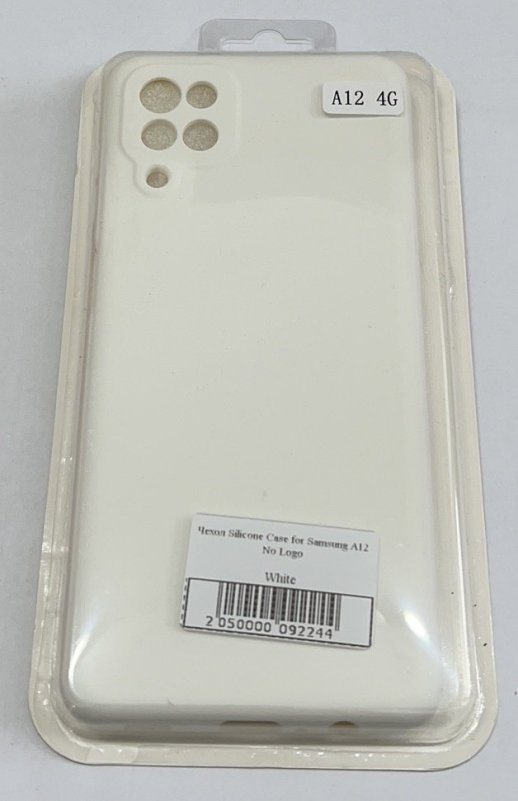 Чохол Silicone Case for Samsung A12 No Logo Pine Green