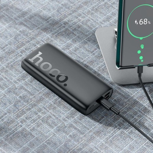 Power Bank HOCO J122A Respect PD20W+22.5W 20000 mAh чорний