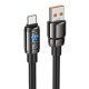 USB кабель HOCO U143 USB - Type-C 5A, 1 метр, чорний
