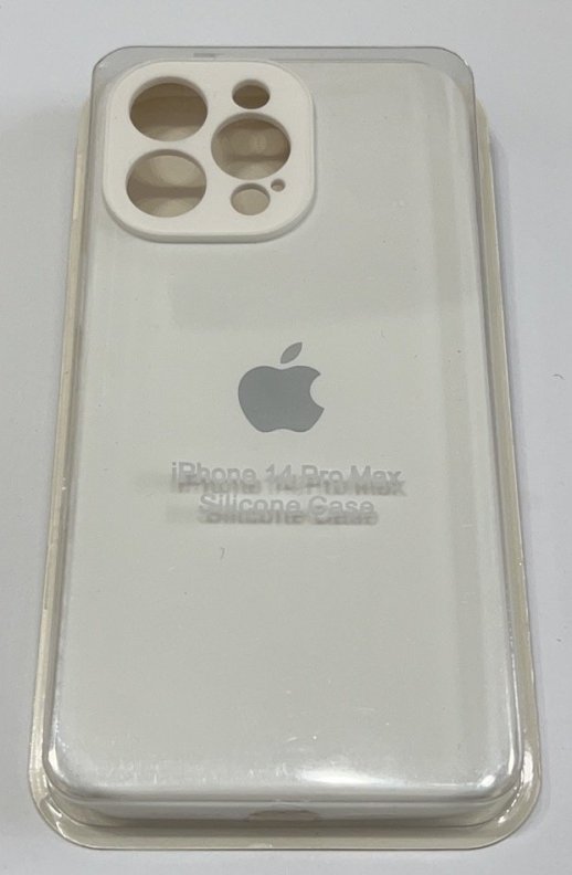 Чохол Silicone Case Copy Apple iPhone 14 Pro Max Square White, 02