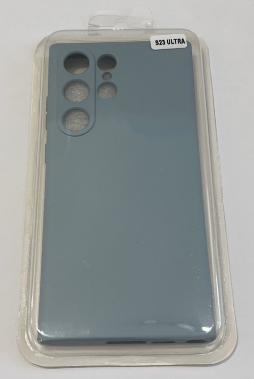 Чохол Silicone Case for Samsung S23 Ultra (S918B) No Logo Black