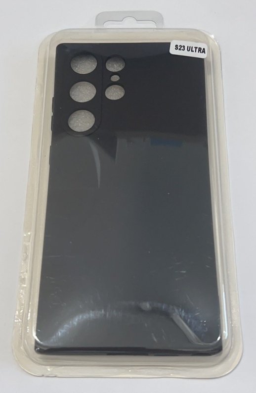 Чохол Silicone Case for Samsung S23 Ultra (S918B) No Logo Black