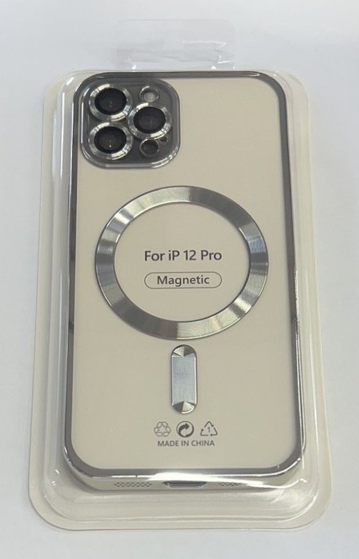 Case Magsafe With Frame for Apple Iphone 12 Pro Deep Purple