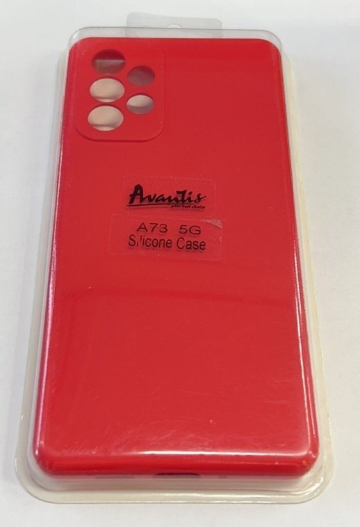 Avantis Full Silicone case Samsung A73 5G Red